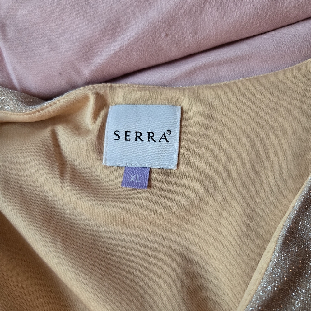 Aldi Find Serra long sleeve pink sparkle dress. XL - Picture 3 of 3